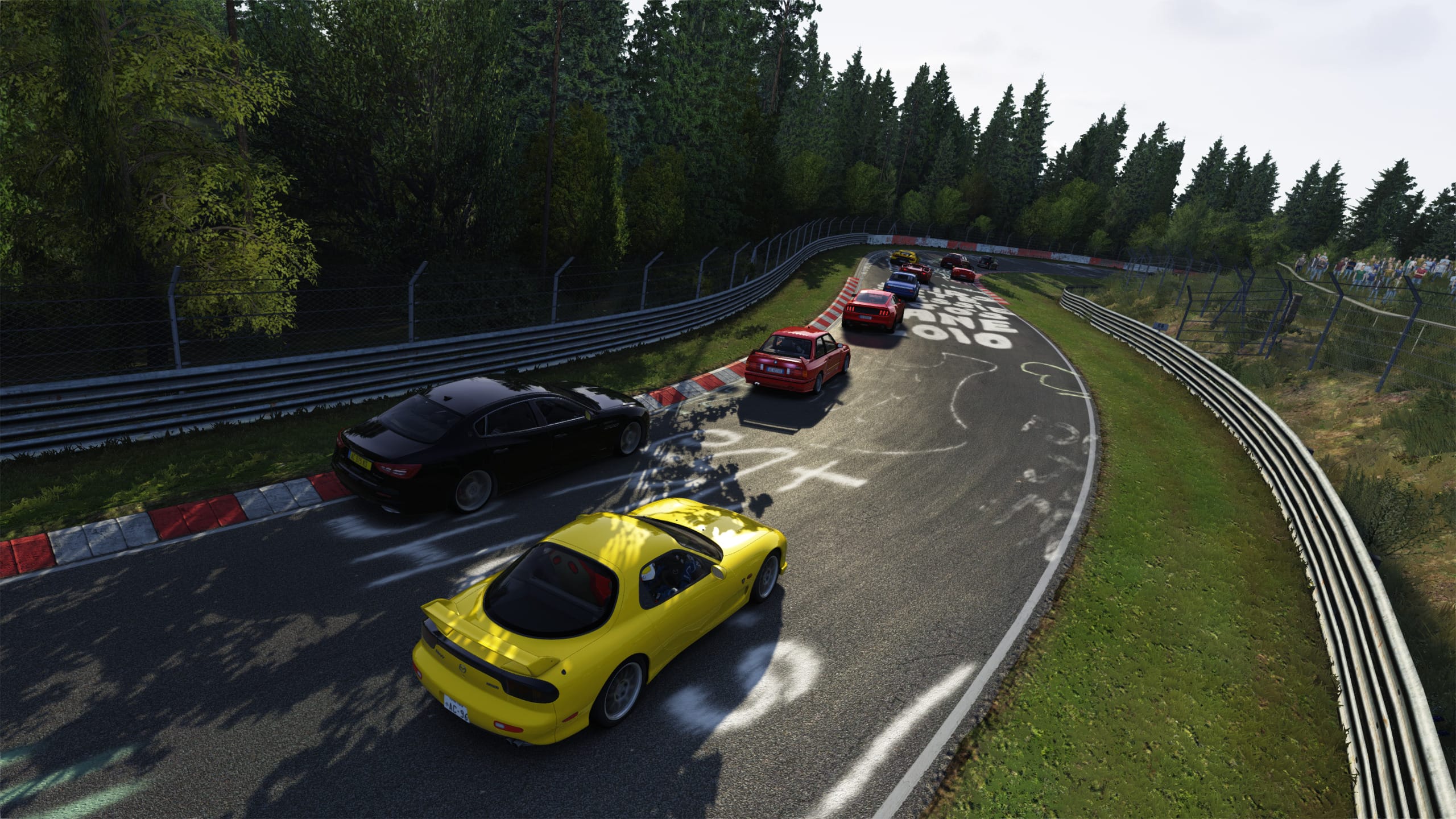 AC Nordschleife with cars